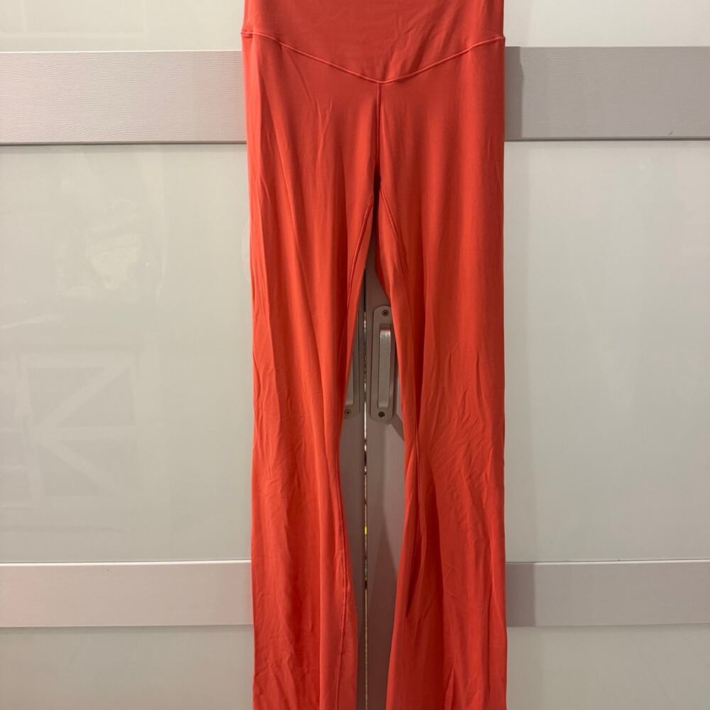 Aerie Pink Flare Leggings Small